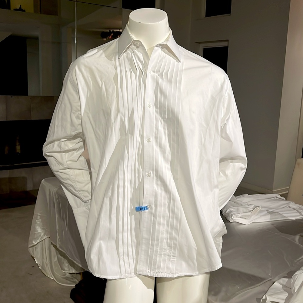 Bill Blass Textured Tuxedo Shirt
